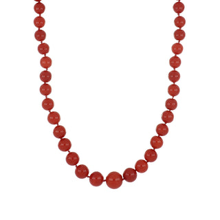 Fred Leighton 18K Gold Corals Bead Necklace