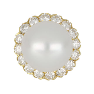 Van Cleef & Arpels 18K Gold South Sea Pearl Ring