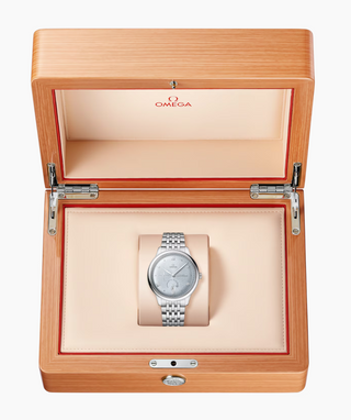Omega Stainless Steel De Ville in Light Blue PVD
