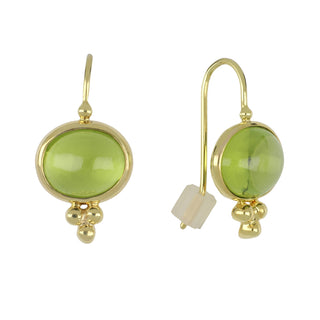 Mazza 14K Gold Capri Peridot Earrings
