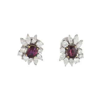 Vintage/Estate Two-Tone G&PT Diamonds with Ruby Suite