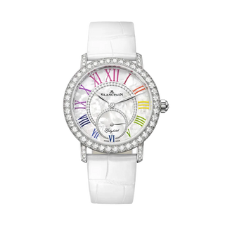 Blancpain 18K White Gold Diamond Ladybird Colors Watch with Interchangeable Straps