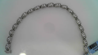 Estate Charles Krypell Platinum Diamond Line Bracelet