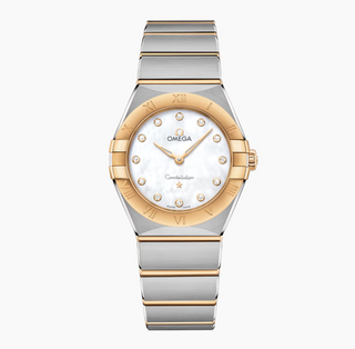 Omega 18K Gold and Stainless Steel Constellation Watch