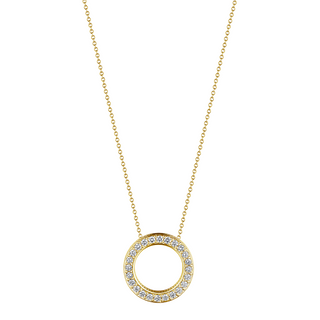Verragio 14K Gold Beaded Diamond Pendant
