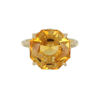 Estate Tiffany & Co. Sparklers Collection Octagonal Citrine Ring