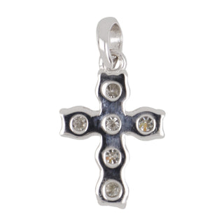 Estate Diamond Cross Charm