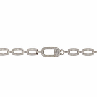 Art Deco 14K Gold Diamond Pendant Necklace with Rock Crystal