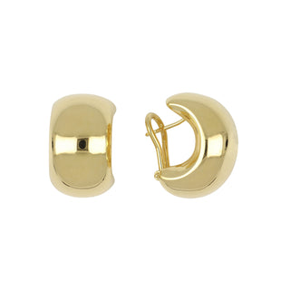 Antonio Papini 18K Gold Huggie Earrings