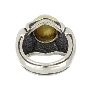 Estate Esti Federica Sterling & 14K Mabe Pearl Ring