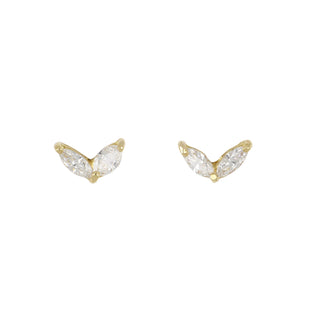 Tenenbaum Workshop 18K Gold Diamonds Stud Earrings
