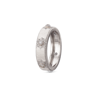 Buccellati 'Macri Classica' 18K White Gold Diamond Eternity Band