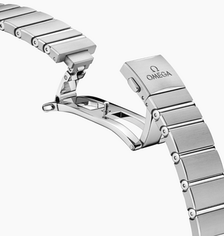 Omega Stainless Steel Constellation Watch with Diamonds