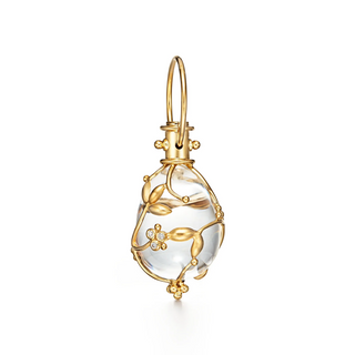 Temple St. Clair 18K Medium Rock Crystal Vine Amulet with Diamonds