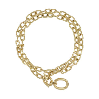 Antonio Papini 18K Gold Link Necklace