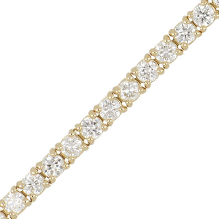18K Gold Diamond Line Bracelet