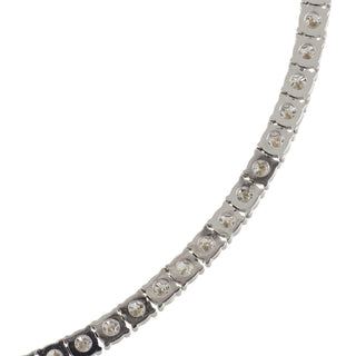 Tenenbaum 18K White Gold Diamond Line Necklace