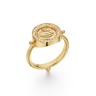 Temple St Clair 18K Gold Guardian Ring