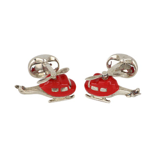 Deakin & Francis Sterling Silver Helicopter Cufflinks