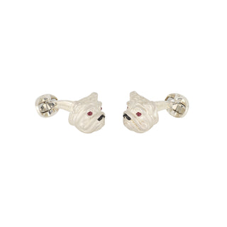 Deakin & Francis Sterling Silver Bulldog Cufflinks