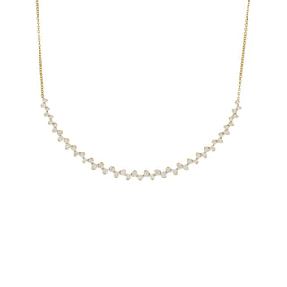 Lisa Nik 18K Gold Diamond Collar Necklace