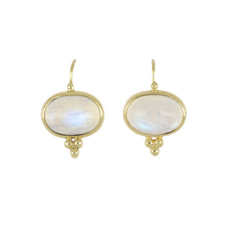 Mazza 14K Gold Capri Moonstone Earrings