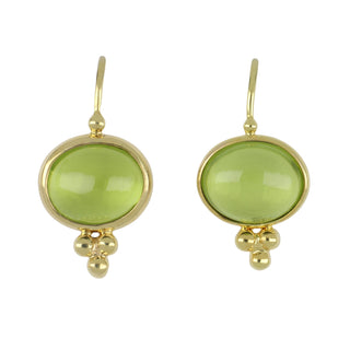 Mazza 14K Gold Capri Peridot Earrings