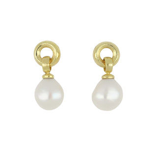 Mazza 14K Gold Baroque Pearl Drop Earrings