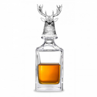 Deakin & Francis Stag Head Crystal Decanter