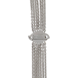 Chanel Camelia Pom Pom Necklace with Diamonds in 18K White Gold