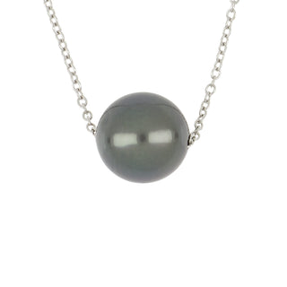 Mastoloni 14K White Gold Tahitian Pearl Necklace