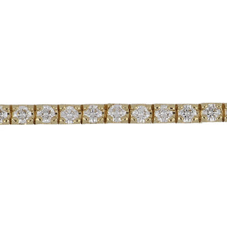 Vintage/Estate 14K Gold Diamonds Line Bracelet