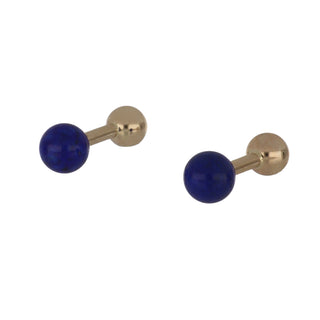 Vintage Tiffany & Co. Lapis Bead Cufflinks