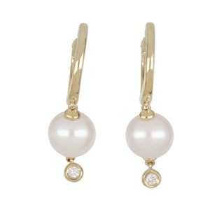 Mastoloni 14K Gold Freshwater Pearl Drop Earrings