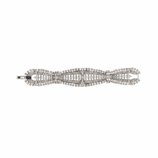 Mid-Century Platinum Wide Fancy-Cut Diamond Link Bracelet