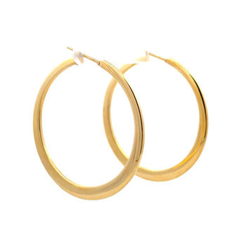 Antonio Papini 18K Gold Hoop Earrings