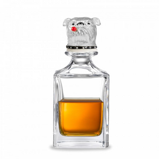 Deakin & Francis Enamel Bulldog Decanter