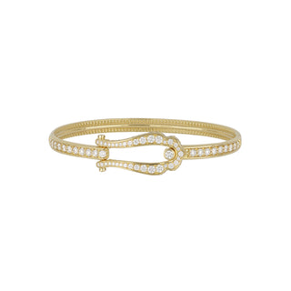 Verragio 18K Gold Signature Diamond Bangle