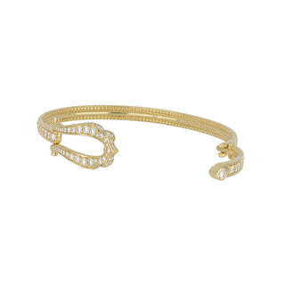 Verragio 18K Gold Signature Diamond Bangle