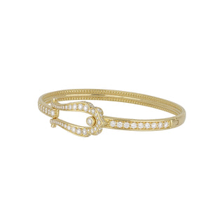 Verragio 18K Gold Signature Diamond Bangle