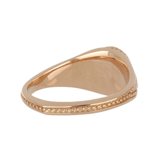 Verragio 18K Rose Gold Petite Beaded Crest Ring