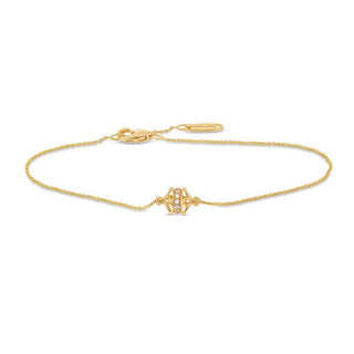 Verragio 18K Gold Diamond Rondelle Chain Bracelet