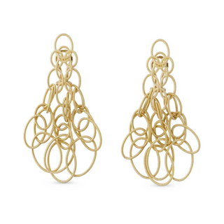 Buccellati Hawaii Yellow Gold Pendant Earrings