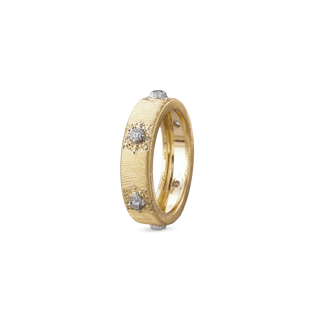 Buccellati Macri Classica Yellow Gold Diamond Eternelle Band