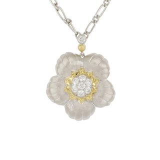 Buccellati Two-Tone Daphne Diamond Pendant