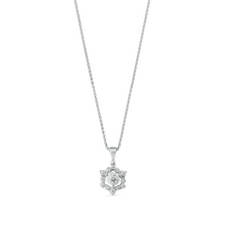 Buccellati 18K White Gold Ghirlanda Diamond Pendant
