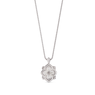 Buccellati Opera Tulle Premium White Gold Diamond Pendant Necklace