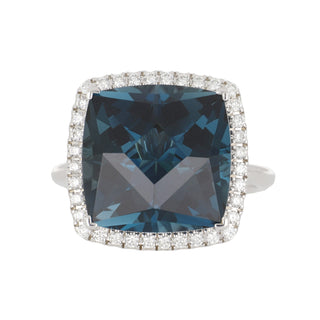 Lisa Nik 'Rocks' London Blue Topaz Ring