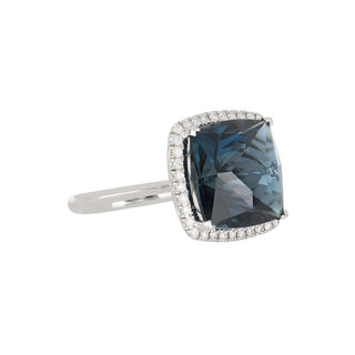 Lisa Nik 'Rocks' London Blue Topaz Ring