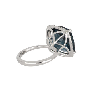 Lisa Nik 'Rocks' London Blue Topaz Ring